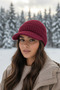 Women's Winter Cuffed Knitwear Knitted Patterned Hat Beanie
