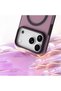 iPhone 18 Pro Case Strong Magsafe Ring Frosted Back Cover Camera Raised Matte Silicone Omsy - 5