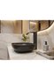 Black Square Bowl Sink Faucet with Photocell Sensor, Touchless Automatic Saving Water Modern Faucet - 4