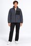Women's Smoked Color Soft Welsoft Fleece Jacket with Zipper and 3 Pockets
