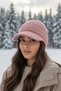 Women's Winter Cuffed Knitwear Knitted Patterned Hat Beanie - 4