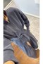 Women's Zipper Detailed Belted Waist Pleated Bottom Two-Piece Set - 2