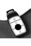 Mercedes Benz Compatible A, B, C, E, S, g Series, Cla, Cle, Gls, Gla, Glb, Glc, Amg Piano Tpu Key Case Cover (White) - 3