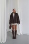 Bitter Brown Trench Coat with Collar and Detailing - 3