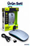 BWM6 MOUSE WİRELESS 2.4G OPTİK MOUSE bluetooth - 6