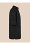Oversize Single Row Metal Snap Men's Chef Jacket - White / Black - Name Embroidery Gift - 4