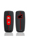 Honda Compatible Pcx, Forza, Xadv Stripe Patterned Silicone Key Case Cover (Red)