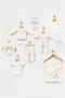 10-Piece Hospital Release Newborn Baby Set, 100% Cotton, Angel Patterned - 5