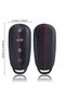 Omoda Compatible Omoda 7, Omoda 5 Patterned Silicone Key Case Cover (Black Red) - 7