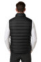 Men's Slim Fit Water and Wind Resistant Black Puffer Vest – Stand-Up Collar with Snap Fasteners 2701708 - 6