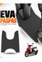 Sym Mi̇o Compatible Eva Motorcycle Mat Scooter Foot Mat Motor-Specific Dark Gray