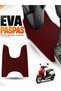 Sym Mi̇o Compatible Eva Motorcycle Mat Scooter Foot Mat Motor-Specific Claret Red
