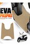 Mondi̇al Wi̇ng 50 Compatible Eva Motorcycle Mat Scooter Foot Mat Motor-Specific Beige