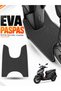 Rks Wi̇ked 125 Compatible Eva Motorcycle Mat Scooter Foot Mat Motor-Specific Dark Gray
