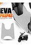 Honda Dio Compatible Eva Motorcycle Mat Scooter Foot Mat Motor-Specific White