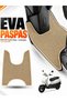 Arora Moji̇to 50 Compatible Eva Motorcycle Mat Scooter Foot Mat Motor-Specific Beige