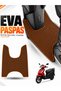 Hero Dash 125 Compatible Eva Motorcycle Mat Scooter Foot Mat Motor-Specific Brown