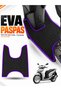 Honda Sh 125 Compatible Eva Motorcycle Mat Scooter Foot Mat Motor-Specific Black-Purple