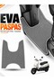Arora Moji̇to 50 Compatible Eva Motorcycle Mat Scooter Foot Mat Motor-Specific Light Gray