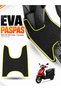 Hero Dash 125 Compatible Eva Motorcycle Mat Scooter Foot Mat Motor-Specific Black-Yellow