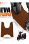 Rks Wild Cat 125 Compatible Eva Motorcycle Mat Scooter Foot Mat Motor-Specific Brown