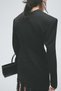Wool-blend shoulder-pad dress - 4