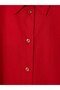 Ozmarka New Season Red Plus Size Women's Shirt Tunic - 4