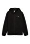 Men's Black Pumatech Full-Zip Hoodie Sweatshirt - 4
