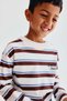 Long-sleeved printed T-shirt