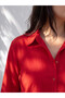 Ozmarka New Season Red Plus Size Women's Shirt Tunic - 2