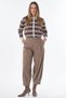 Belt Detailed Pleated Trousers Mink - 2