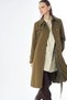 Shomizye Collar Double-Breasted Trench Coat Khaki - 8
