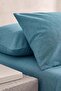 Petrol Blue 100% Cotton 2-Piece Pillowcase 50X70 cm - 3