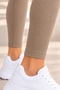 Ribbed Tummy Control High Waist Leggings Women's Sports Leggings Stretchy Slim Fit Casual Leggings - 2