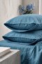 Petrol Blue 100% Cotton 2-Piece Pillowcase 50X70 cm - 6