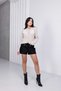 Cardigan with Floral Accessories - 8