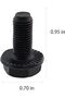 Bicycle Axle NUT TYPE 14cm – Cotterless B.B Crank Axle with Square Hole for Gear Cycles & Brake Discs – Durable Steel, Corrosion-Resistant – Includes Nuts – Fits Standard Bottom Brackets - 4