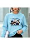 Gilmore Girls Stars Hollow I Smell Snow Printed Cotton 3 Yarn Threaded Crew Neck Oversize Sweatshirt