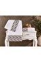 Poli̇na 100% Cotton White Towel Set 3 Pieces - Peli̇t 1619 - 4