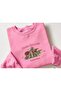 Gilmore Girls Stars Hollow Printed Cotton 3 Thread Threaded Crew Neck Oversize Sweatshirt