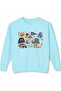 Gilmore Girls Stars Hollow Lukes Printed Cotton 3 Yarn Threaded Crew Neck Oversize Sweatshirt