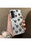 Samsung Galaxy A05S Compatible Stylish Black Bow Full Print Case, Non-Slip Edge, Anti-Fingerprint