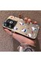 Infinix Hot 40I Compatible Cute Cartoon Cat Style Case, Shock-Absorbing Structure, Matte Texture - 2