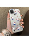 Realme C21Y/C25Y Compatible Cute Cartoon Cat Style Case, Shock-Absorbing Structure, Matte Texture