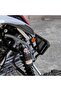 Heavy Duty ATV Front Bumper Guard, Tubular Steel Protective Brush Guard with Perforated Mesh Plate, Direct Bolt-On Design, Off-Road Front Bumper, Black - 7