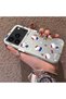 حافظة بتصميم قطة كرتونية لطيفة متوافقة مع هاتف iPhone 17 Pro Max، هيكل ممتص للصدمات، ملمس غير لامع - 2