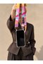 iPhone 18 Pro Compatible Transparent Case with Cross-Strap Adjustable Length Bonbon Phone Strap - 2