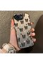 iPhone 17E Compatible Stylish Black Bow Full Print Case, Non-Slip Edge, Anti-Fingerprint