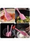 6-Piece Silicone Spatula Set for Cooking, High Heat Resistant, Bpa-Free Non-Stick Silicone Spatula Set for Baking, Cooking, and Mixing, with Strong Stainless Steel Core Design - 4