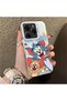 Cute Cartoon Cat and Mouse Case for Tecno Spark 20 Pro 4G/5G Compatible, Shock-Absorbing Structure, Matte Texture